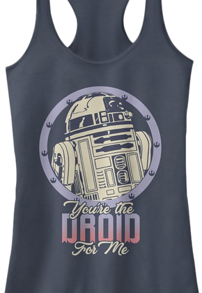 Ladies You're The Droid For Me Star Wars Racerback Tank Top