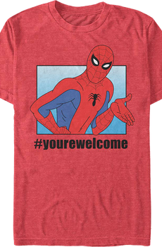 #yourewelcome Spider-Man Marvel Comics T-Shirt