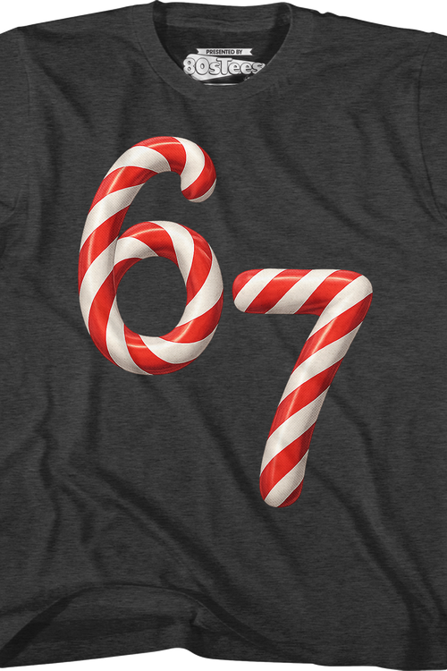 Youth 67 Peppermint Candy Canes Shirtmain product image