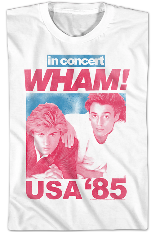 Youth '85 USA Concert Wham Shirtmain product image