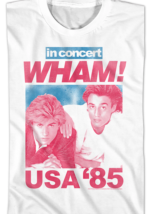 Youth '85 USA Concert Wham Shirt - main product image
