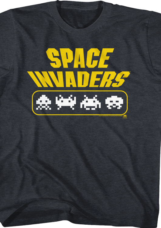 Youth Aliens Space Invaders Shirt - main product image
