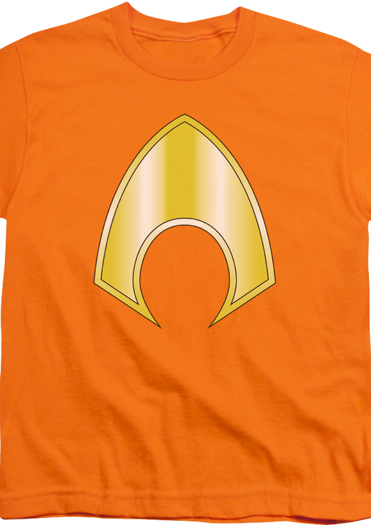 Youth Aquaman Logo DC Comics Shirt - main product image