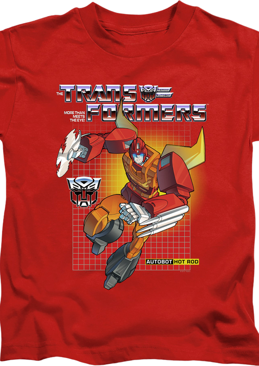Youth Autobot Hot Rod Transformers Shirt - main product image