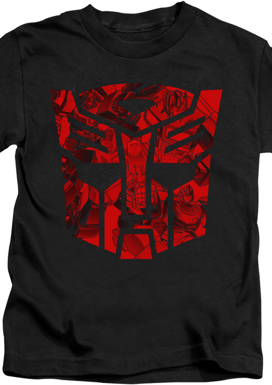 Youth Autobot Logo Illustrations Transformers Shirt - main product image