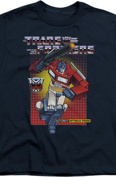 Youth Autobot Optimus Prime Transformers Shirt