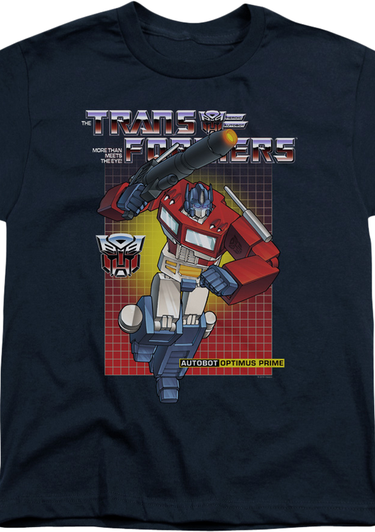 Youth Autobot Optimus Prime Transformers Shirt - main product image