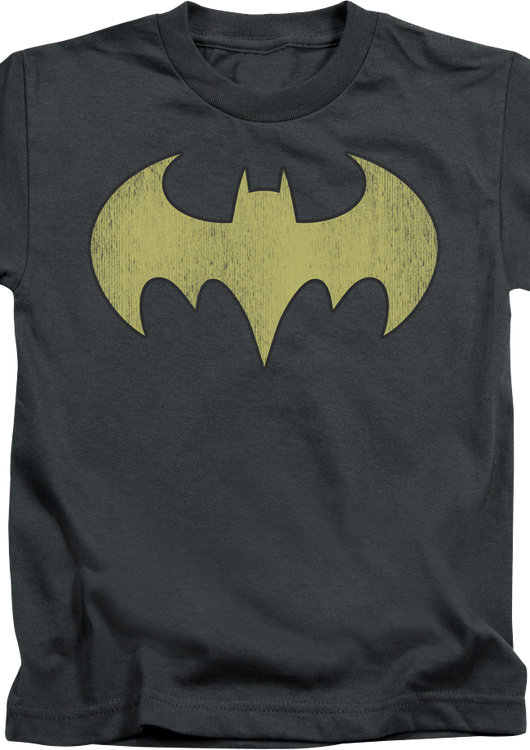 Youth Batgirl Distressed Logo Shirt - main product image