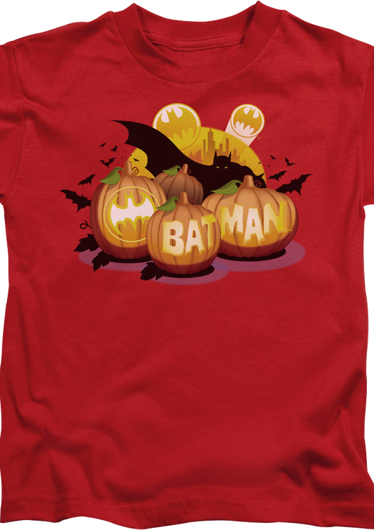 Youth Batman Pumpkin Patch DC Comics Shirt - main product image