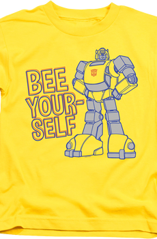 Youth Bee Yourself Bumblebee Transformers Shirt