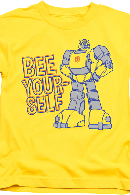 Youth Bee Yourself Bumblebee Transformers Shirt - main product image