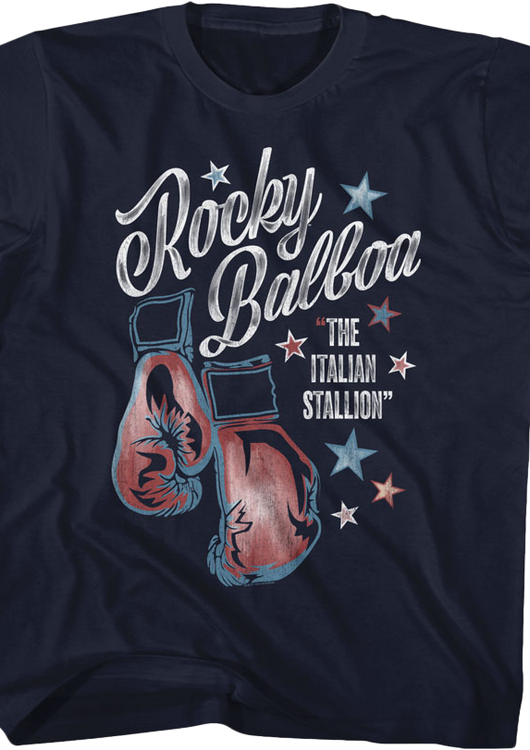 Youth Boxing Gloves Rocky Shirt - main product image