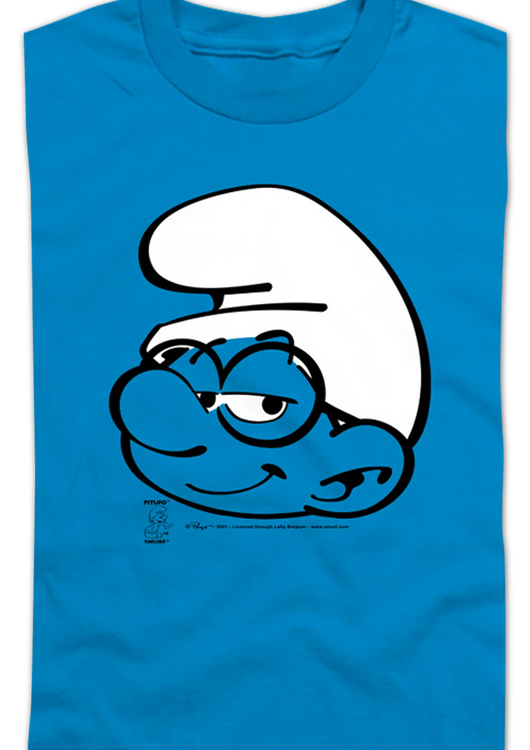 Youth Brainy Smurf Shirt - main product image