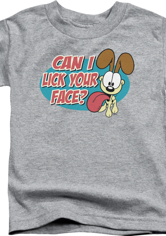 Youth Can I Lick Your Face Garfield Shirt - main product image