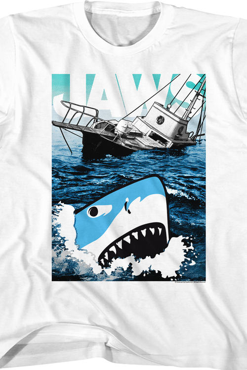 Youth Cartoon Shark Jaws Shirtmain product image