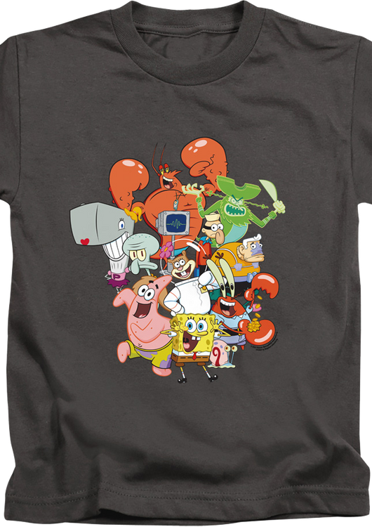 Youth Cast Photo SpongeBob SquarePants Shirt - main product image