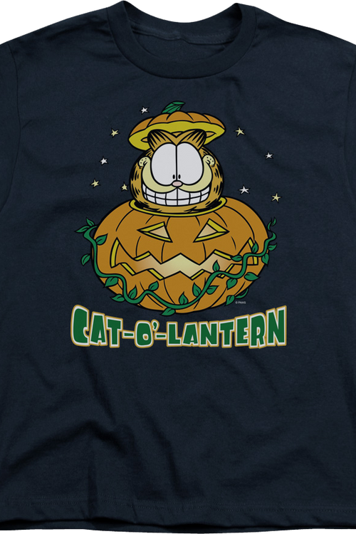 Youth Cat-O'-Lantern Garfield Shirtmain product image
