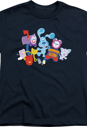 Youth Character Collage Blue's Clues Shirt