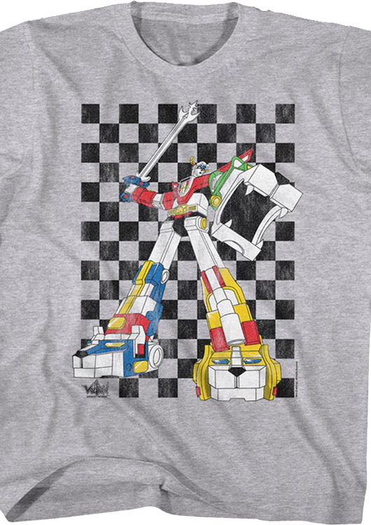 Youth Checkerboard Defender Voltron Shirt - main product image