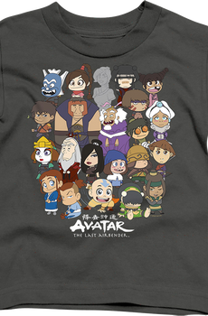 Youth Chibi Group Photo Avatar The Last Airbender Shirt