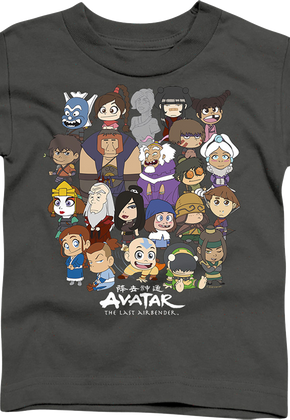 Youth Chibi Group Photo Avatar The Last Airbender Shirt