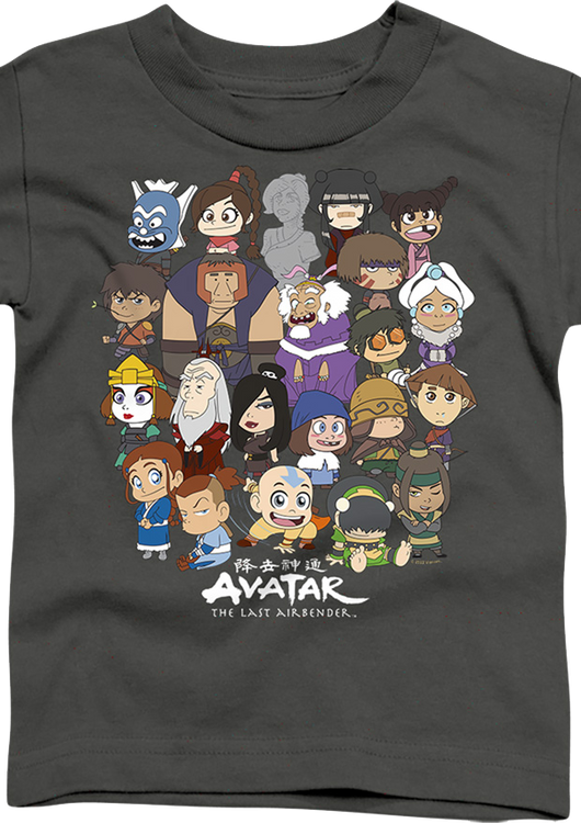 Youth Chibi Group Photo Avatar The Last Airbender Shirt - main product image