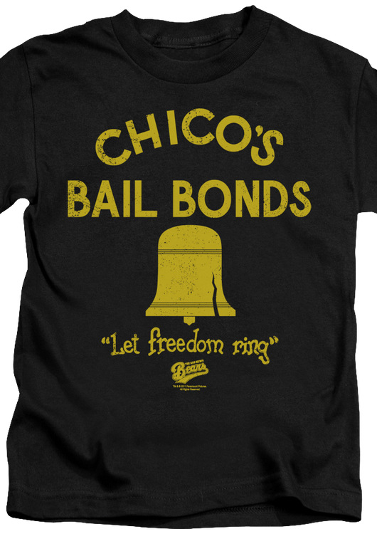 Youth Chicos Bail Bonds Bad News Bears Shirt - main product image