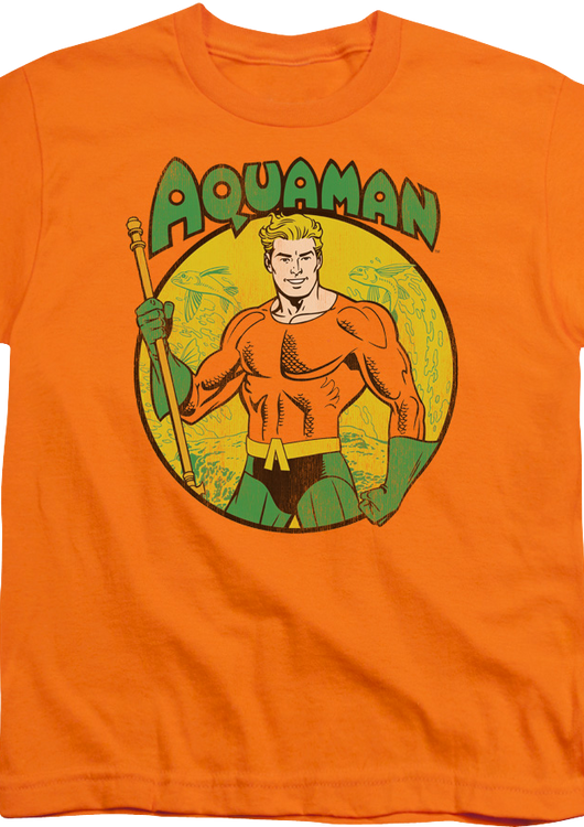 Youth Circle Aquaman Shirt - main product image