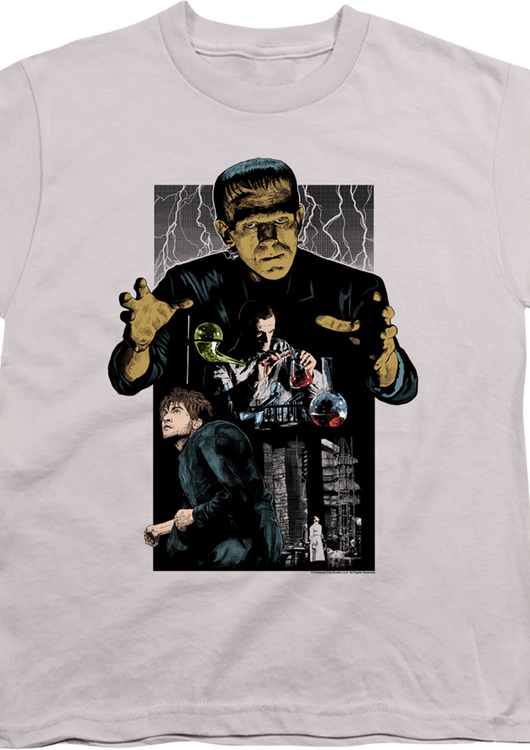 Youth Collage Frankenstein Shirt - main product image