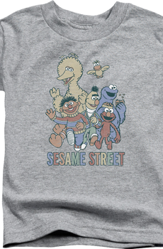 Youth Colorful Sesame Street Shirt
