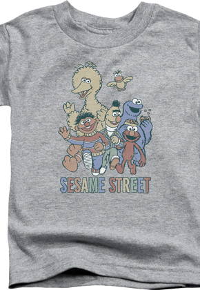 Youth Colorful Sesame Street Shirt