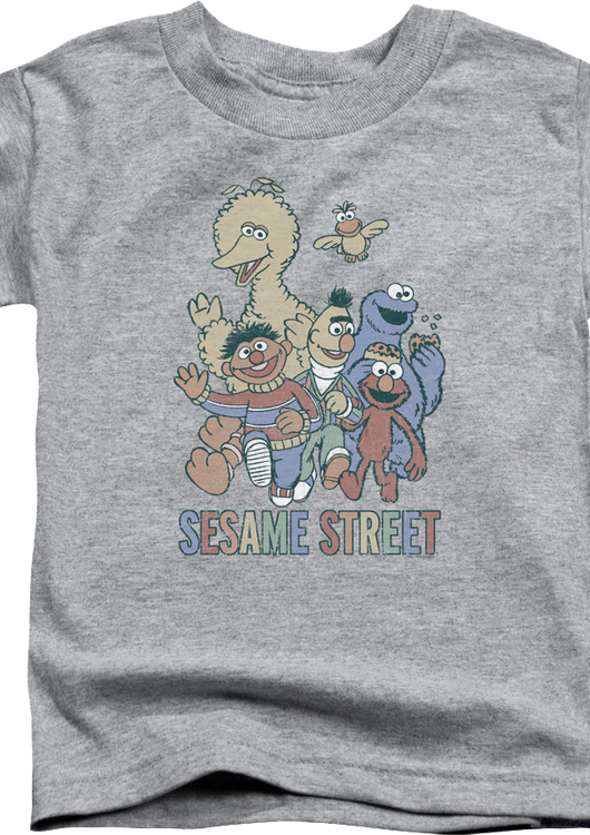 Youth Colorful Sesame Street Shirt - main product image