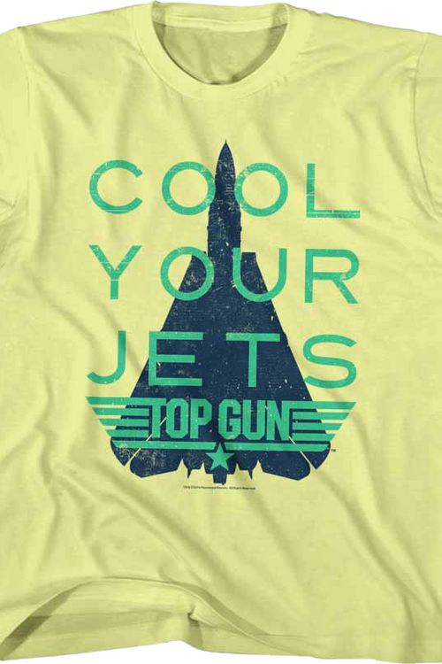 Youth Cool Your Jets Top Gun Shirtmain product image