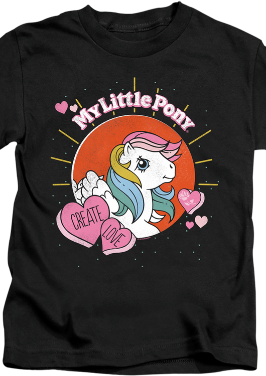 Youth Create Love My Little Pony Shirt - main product image
