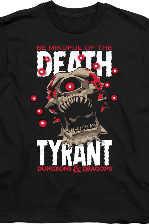 Youth Death Tyrant Dungeons & Dragons Shirtmain product image