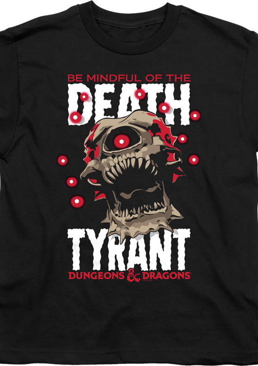 Youth Death Tyrant Dungeons & Dragons Shirt - main product image