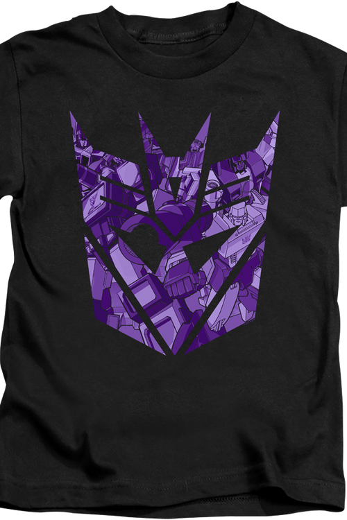Youth Decepticon Logo Illustrations Transformers Shirtmain product image