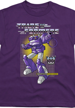 Youth Decepticon Shockwave Transformers Shirt