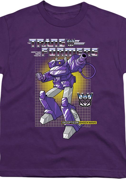 Youth Decepticon Shockwave Transformers Shirt - main product image