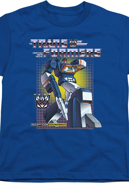 Youth Decepticon Soundwave Transformers Shirt - main product image
