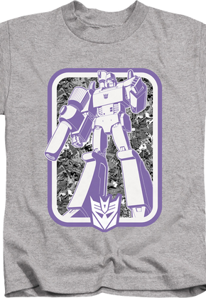 Youth Decepticons Leader Megatron Transformers Shirt