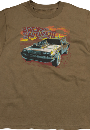 Youth DeLorean Back To The Future Part III Shirt