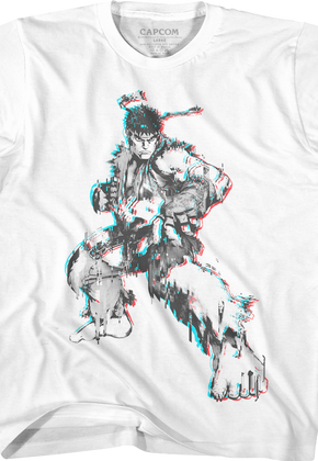 Youth Distorted Ryu Street Fighter Shirt