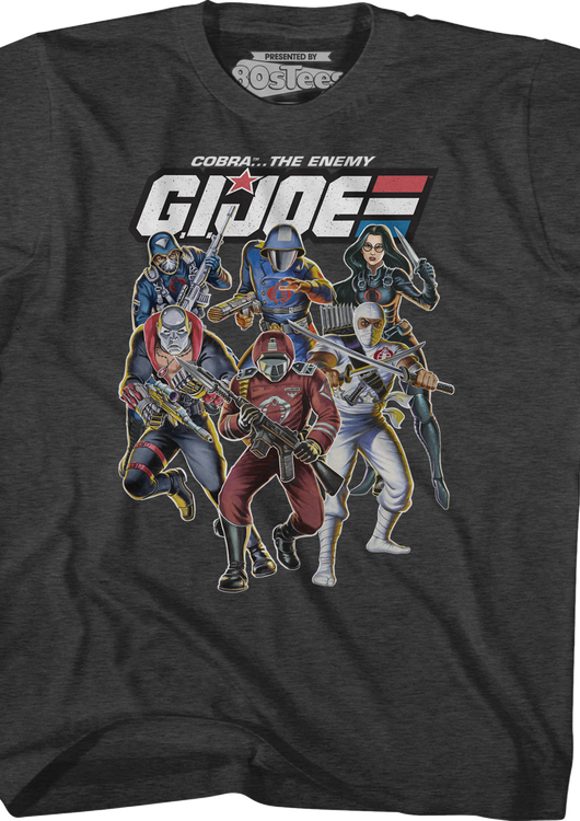 Youth Distressed Cobra Members GI Joe Shirt - main product image