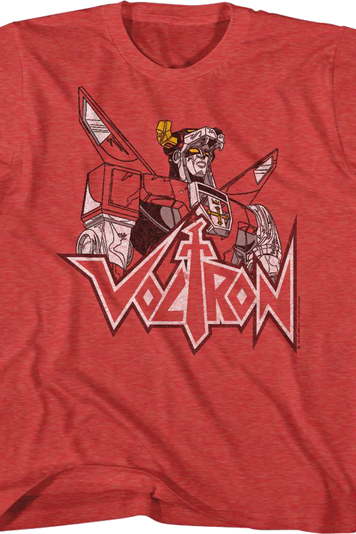 Youth Distressed Defender of the Universe Voltron Shirtmain product image