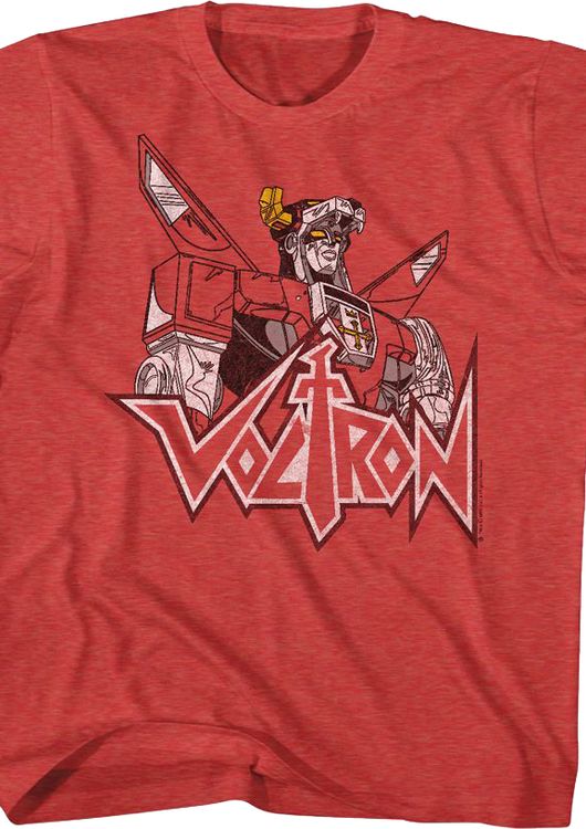 Youth Distressed Defender of the Universe Voltron Shirt - main product image