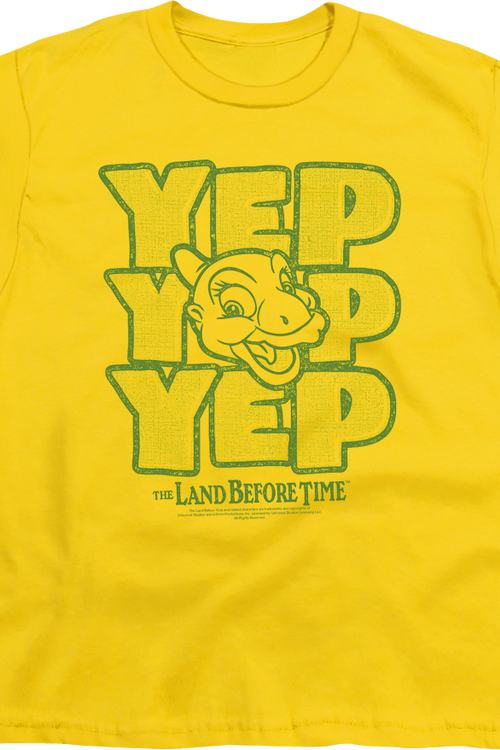 Youth Ducky Yep Yep Yep Land Before Time Shirtmain product image