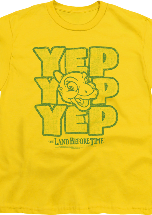 Youth Ducky Yep Yep Yep Land Before Time Shirt - main product image