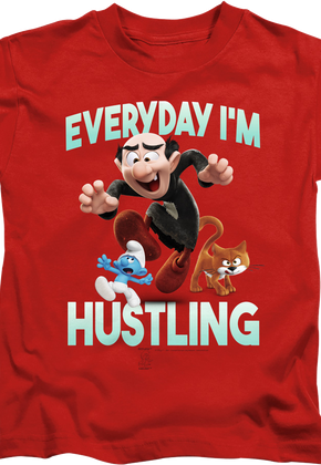 Youth Everyday I'm Hustling Smurfs Shirt