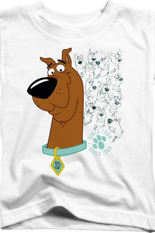 Youth Evolution Of Scooby-Doo Shirt - main product image